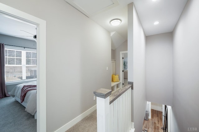 706 Elmwood Ave, Lynchburg, VA 24503 - corridor featuring light carpet and baseboards