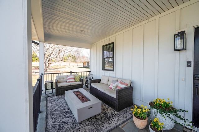 706 Elmwood Ave, Lynchburg, VA 24503 - exterior space featuring an outdoor living space with a fire pit