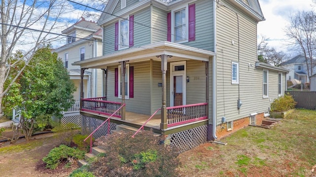 226 Denver Ave, Lynchburg, VA 24503 - victorian home with covered porch