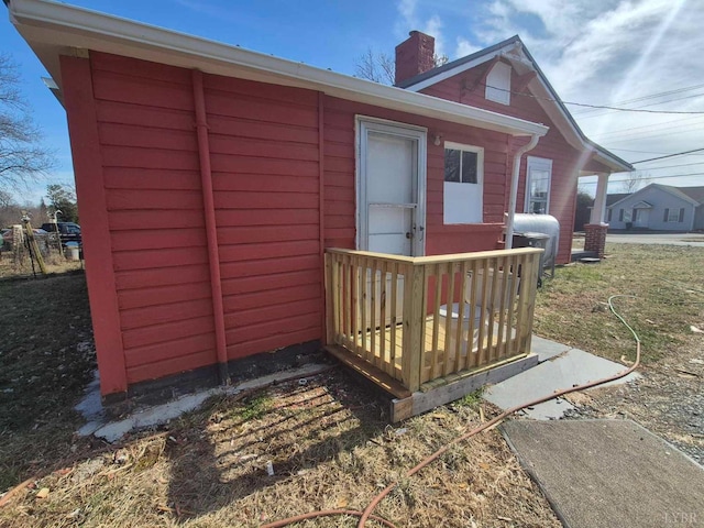 2608 Old Forest Rd, Lynchburg, VA 24501 - rear view of property featuring a chimney