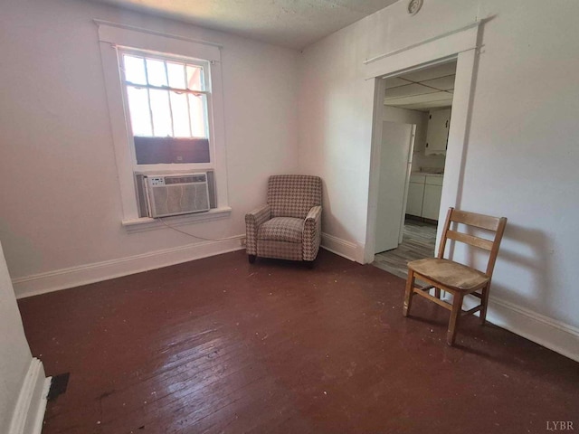 2608 Old Forest Rd, Lynchburg, VA 24501 - unfurnished room featuring baseboards, cooling unit, and wood finished floors