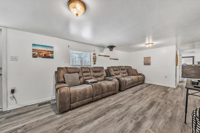 504 Spinnaker Way, Moneta, VA 24121 - living room with wood finished floors and baseboards