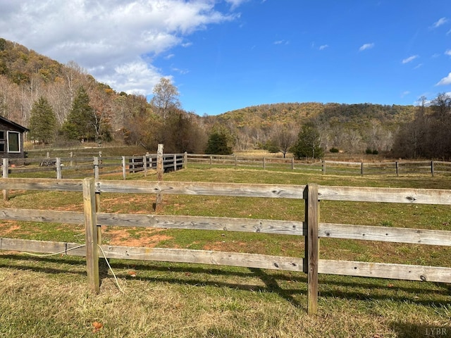 506 Peters Hollow Rd, Monroe, VA 24574 - view of gate with a forest view, a rural view, and fence