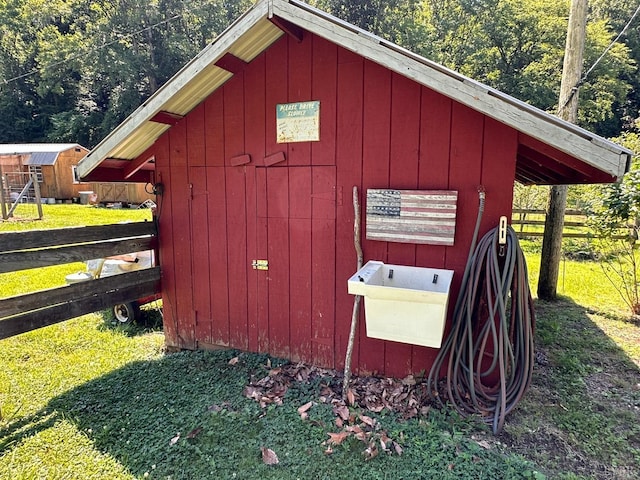 506 Peters Hollow Rd, Monroe, VA 24574 - view of outdoor structure with an outbuilding