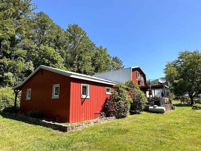 506 Peters Hollow Rd, Monroe, VA 24574 - view of home's exterior featuring a yard and metal roof