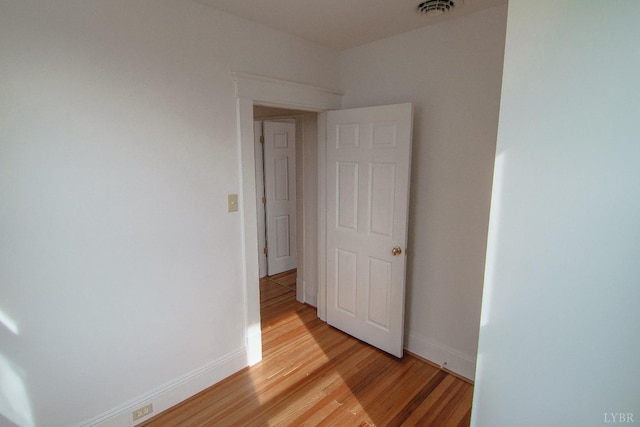 1640 Shaffer St, Lynchburg, VA 24501 - spare room featuring visible vents, baseboards, and light wood-style floors