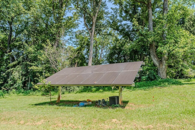 1553 Old Stage Rd, Amherst, VA 24521 - view of green lawn with a carport