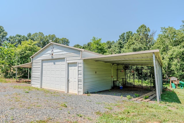 1553 Old Stage Rd, Amherst, VA 24521 - garage with a garage
