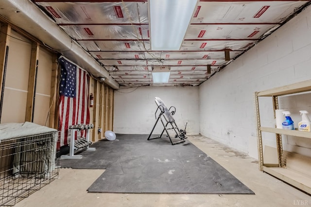 1553 Old Stage Rd, Amherst, VA 24521 - view of unfinished below grade area