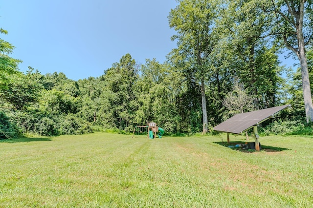 1553 Old Stage Rd, Amherst, VA 24521 - view of grassy yard with a playground