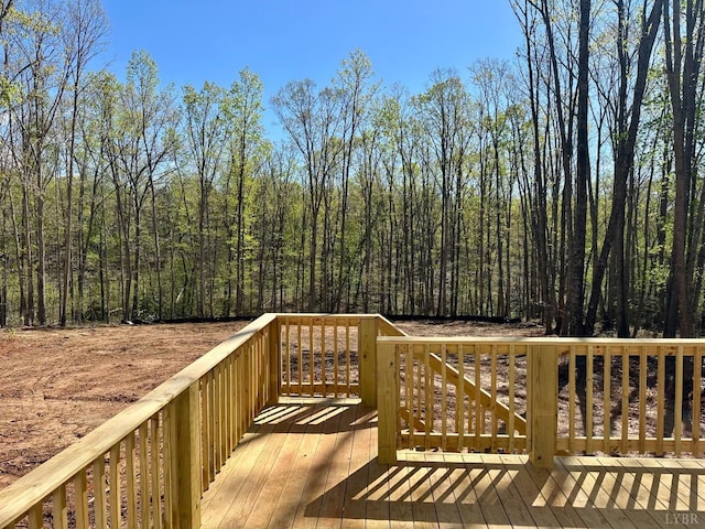 3470 Double Bridges Rd, Spout Spring, VA 24593 - view of wooden deck