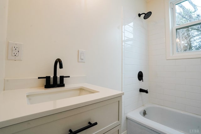 206 Caroline Ave, Brookneal, VA 24528 - bathroom with bathtub / shower combination and vanity