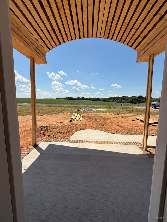 0 Bent Creek Rd, Concord, VA 24538 - view of patio / terrace featuring a view of countryside and agricultural area