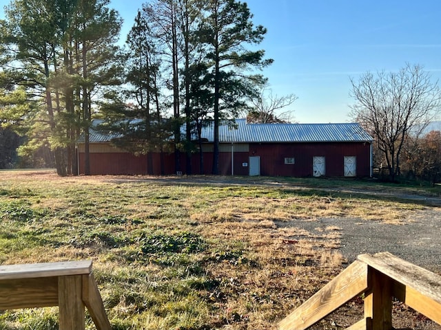 1358 S Coolwell Rd, Madison Heights, VA 24572 - view of yard featuring an outbuilding and a pole building