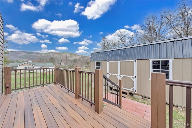 3554 Leffel Rd, Roanoke, VA 24018 - deck with a mountain view