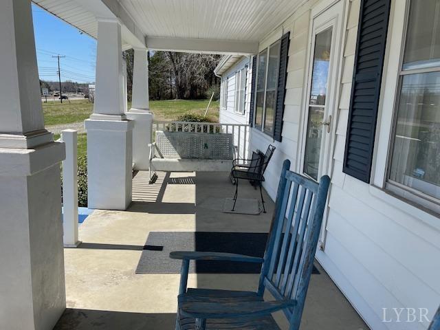 1534 Main St, Altavista, VA 24517 - view of patio / terrace with covered porch