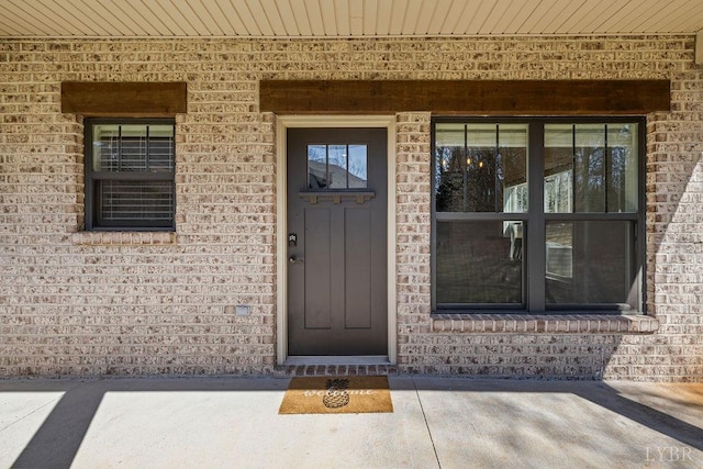 1055 Tori Ct, Forest, VA 24551 - doorway to property featuring brick siding