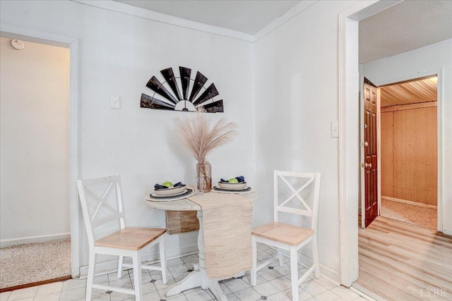 111 Willow St, Lynchburg, VA 24503 - dining room with light wood-style floors and baseboards