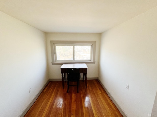 1119 Peaks St, Bedford, VA 24523 - dining room with baseboards and wood finished floors