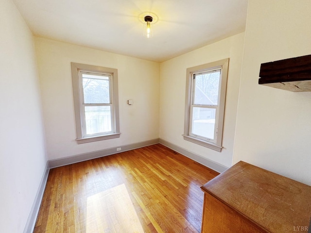 1119 Peaks St, Bedford, VA 24523 - empty room featuring baseboards and light wood-style floors