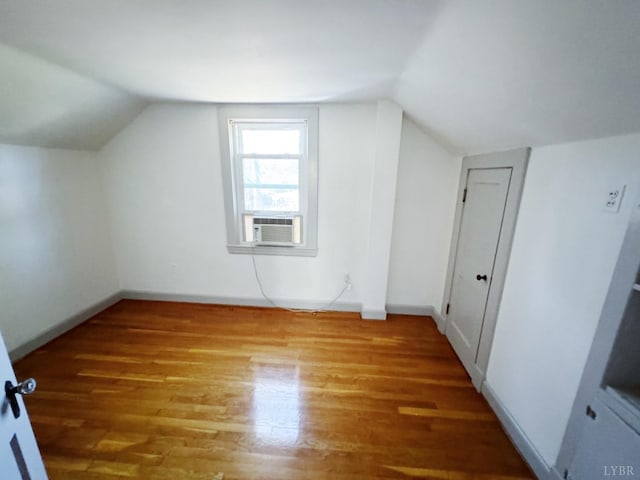 1119 Peaks St, Bedford, VA 24523 - additional living space with wood finished floors, baseboards, and vaulted ceiling