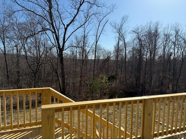 2116 Lime Plant Rd, Appomattox, VA 24522 - deck with a forest view