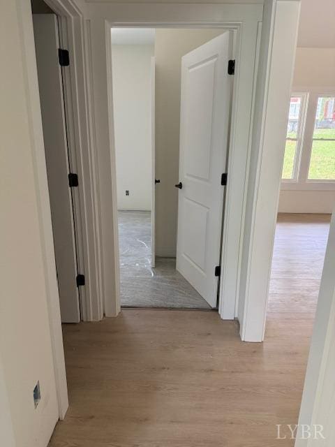 2116 Lime Plant Rd, Appomattox, VA 24522 - hallway with light wood-type flooring