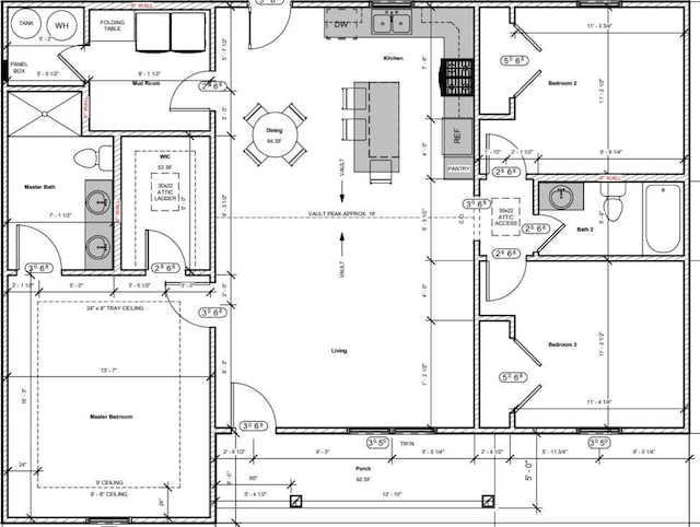 2116 Lime Plant Rd, Appomattox, VA 24522 - view of floor plan / room layout