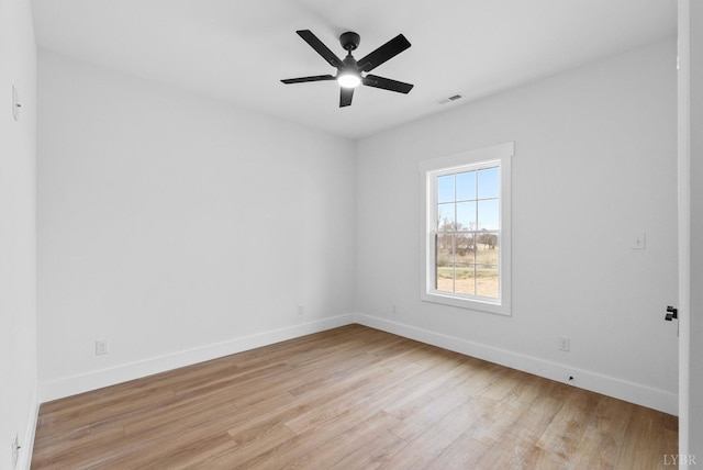 2116 Lime Plant Rd, Appomattox, VA 24522 - spare room featuring light wood finished floors and ceiling fan