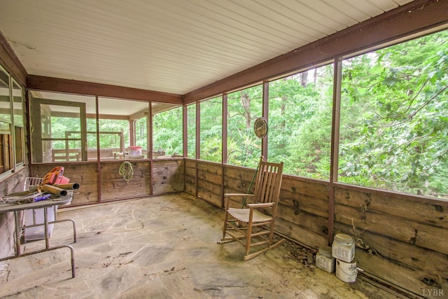 3510 Bear Creek Rd, Rustburg, VA 24588 - view of unfurnished sunroom
