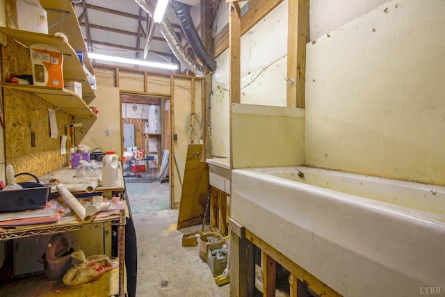 3510 Bear Creek Rd, Rustburg, VA 24588 - unfinished below grade area featuring a workshop area