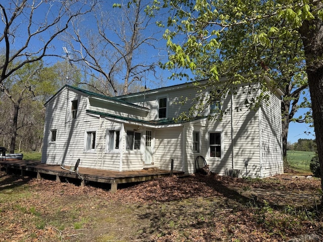 1228 Rosser Mill Rd, Pamplin, VA 23958 - view of property exterior with a deck