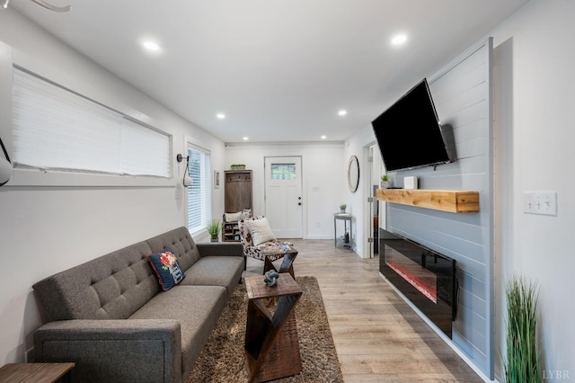 326 Jackson St, Lynchburg, VA 24504 - living room with light wood finished floors and recessed lighting