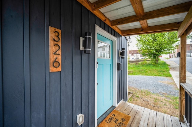326 Jackson St, Lynchburg, VA 24504 - exterior space featuring board and batten siding