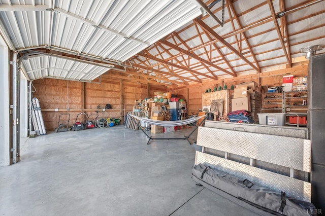 700 Cloudcroft Dr, Monroe, VA 24574 - garage featuring metal wall