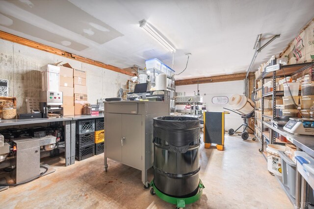 700 Cloudcroft Dr, Monroe, VA 24574 - basement featuring a workshop area