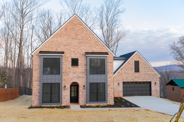 271 Riverside Dr, Lynchburg, VA 24503 - view of front of property with brick siding, concrete driveway, and a garage
