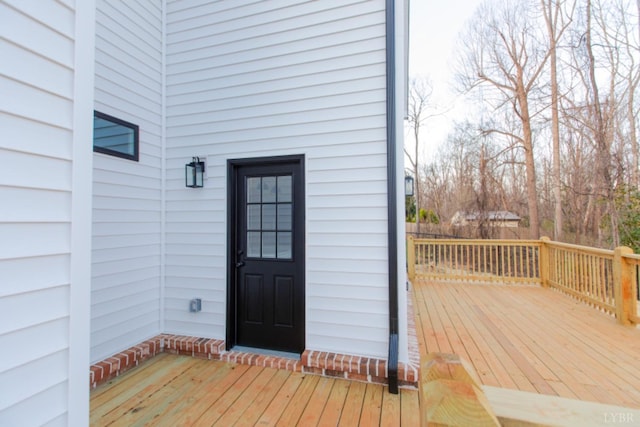 271 Riverside Dr, Lynchburg, VA 24503 - doorway to property with a deck