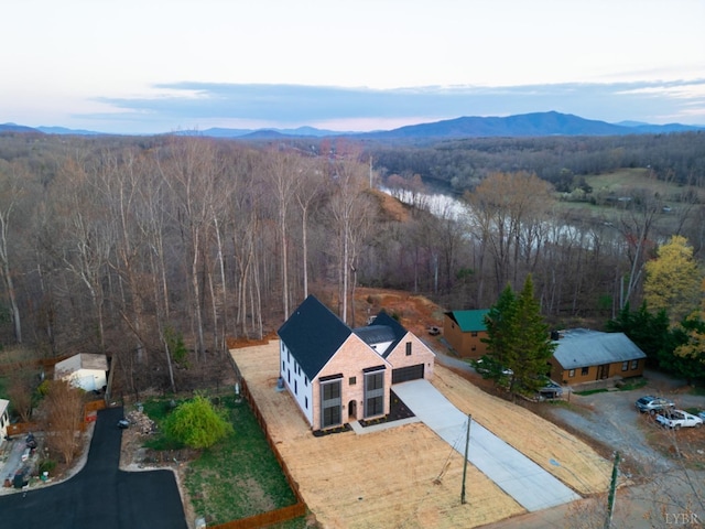271 Riverside Dr, Lynchburg, VA 24503 - view of subject property with a forest and mountains