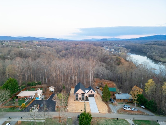 271 Riverside Dr, Lynchburg, VA 24503 - view of property location with a forest and a water and mountain view