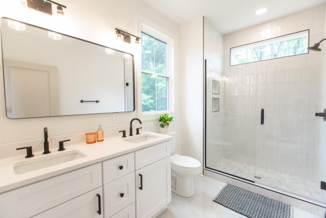 271 Riverside Dr, Lynchburg, VA 24503 - full bath featuring a stall shower and double vanity
