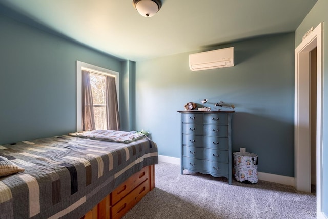 355 Camellia, Hurt, VA 24563 - carpeted bedroom featuring an AC wall unit and baseboards