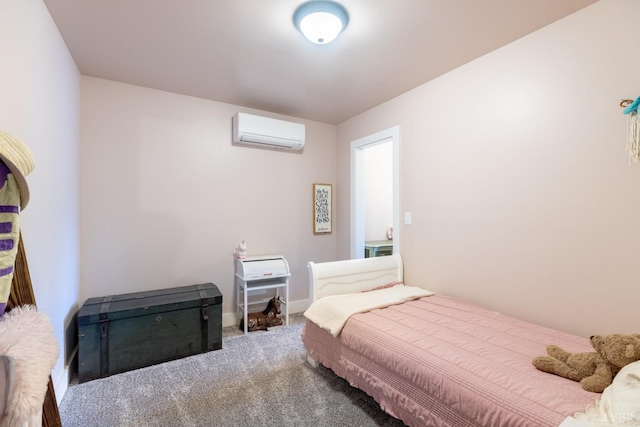 355 Camellia, Hurt, VA 24563 - carpeted bedroom featuring an AC wall unit and baseboards