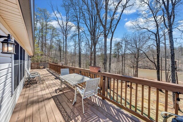 200 Inlet Dr, Wirtz, VA 24184 - view of deck
