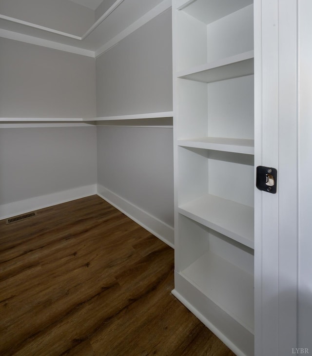 3936 Moorman Dr, Lynchburg, VA 24501 - spacious closet featuring dark wood finished floors