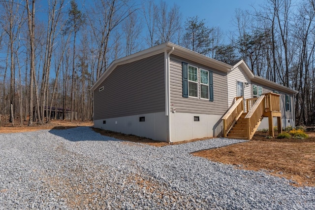 1381 Moccasin Path Trl, Huddleston, VA 24104 - view of side of property featuring crawl space