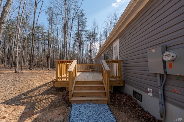 1381 Moccasin Path Trl, Huddleston, VA 24104 - view of deck