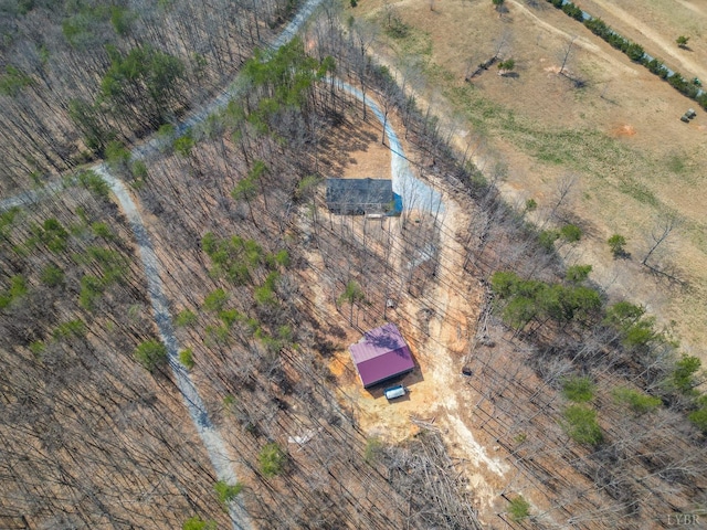 1381 Moccasin Path Trl, Huddleston, VA 24104 - aerial view with a rural view