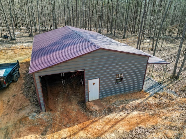 1381 Moccasin Path Trl, Huddleston, VA 24104 - view of garage
