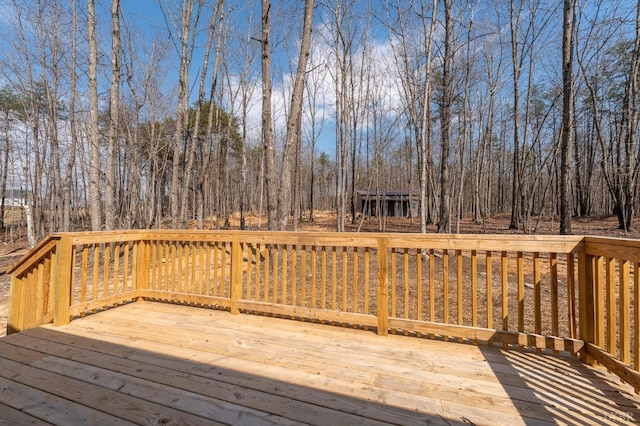 1381 Moccasin Path Trl, Huddleston, VA 24104 - view of wooden terrace
